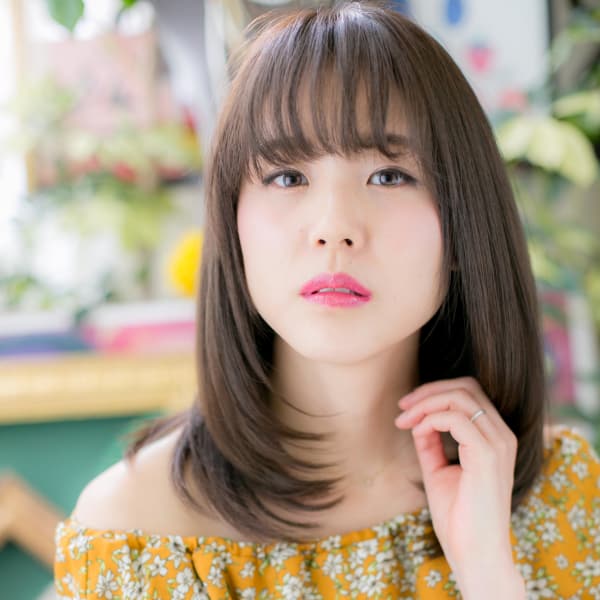 ツヤ髪☆小顔ナチュラルストレート