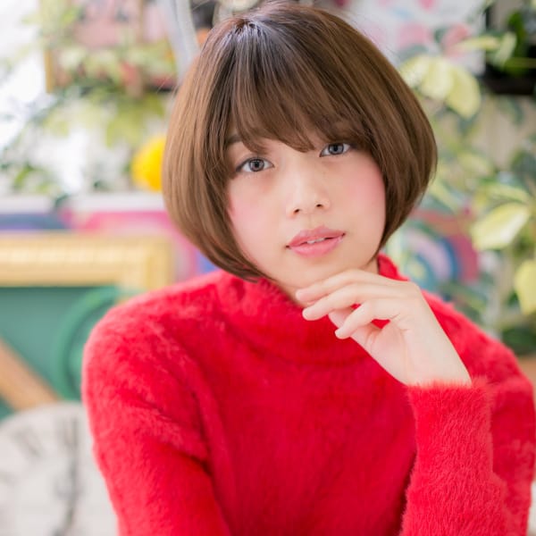 大人かわいい☆ナチュラルショートボブ