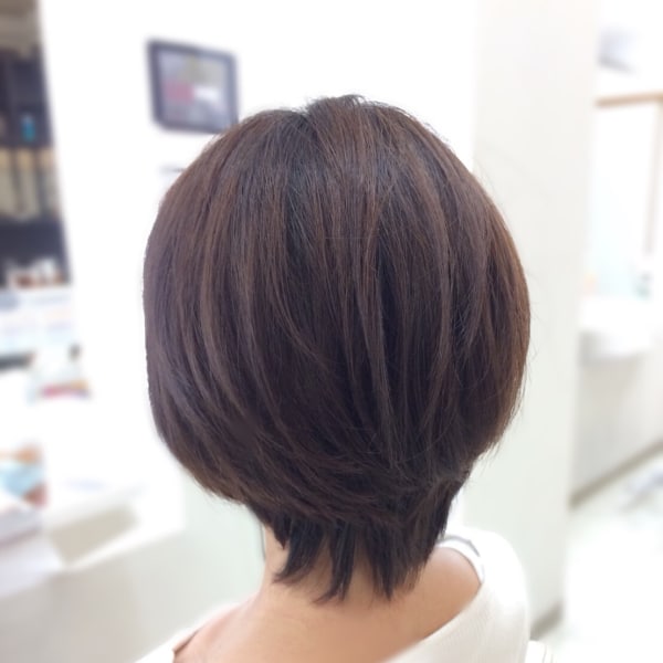 サッパリ小顔ショート