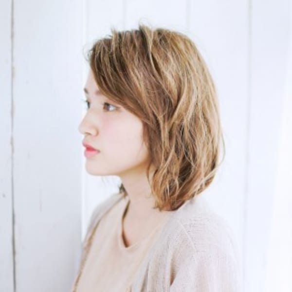 ミディアムカールヘアー