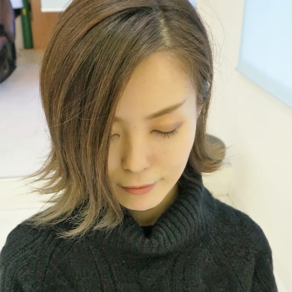 ash blonde ombre hair