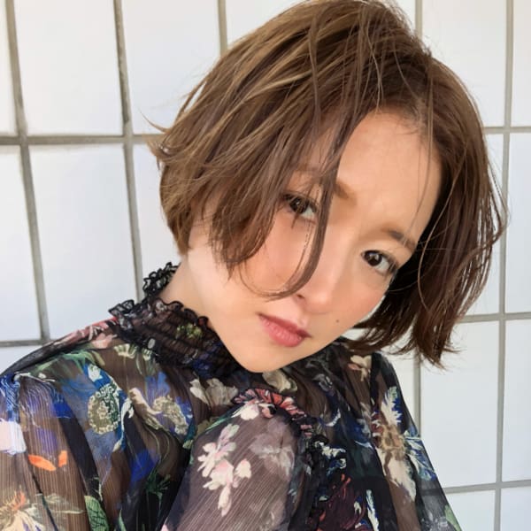 《裏原隠れ家サロンLyon》大人可愛いショートボブ