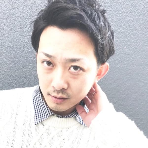 クセ毛を生かした爽やかショートマッシュ|HAIR MAKE BRANCHE