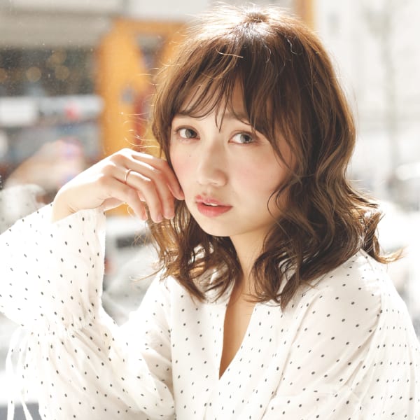 大人のマッシュウルフボブ