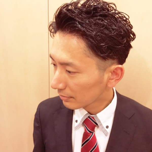 ツーブロックフェード<理容室><銀座><メンズ><ショート>