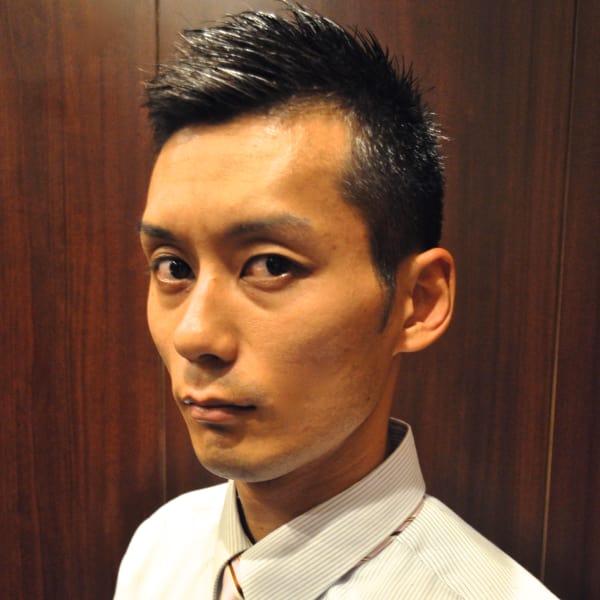 王道ソフトモヒカン<理容室><銀座><メンズ><ショート>