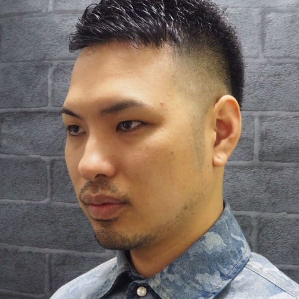 メンズのオススメ順 30代 ストレート ベリーショートの髪型 ヘアスタイル 楽天ビューティ