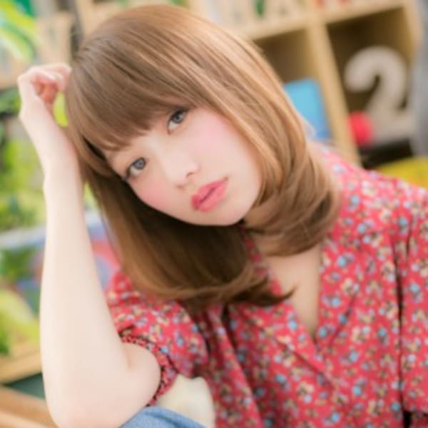 色っぽシンプル♪前下がりワンカールミディ