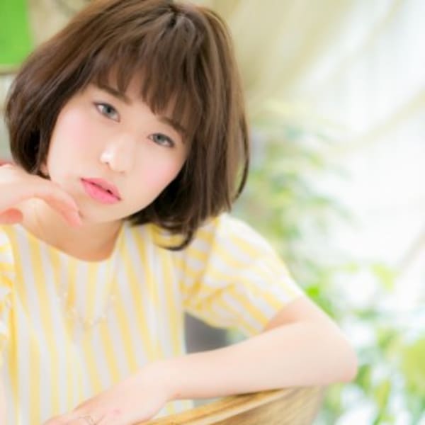 くせ毛風アンニュイカールナチュラルボブ