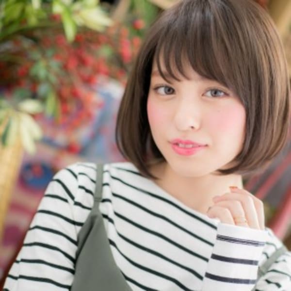 シンプル is the BEST！黒髪ナチュボブ