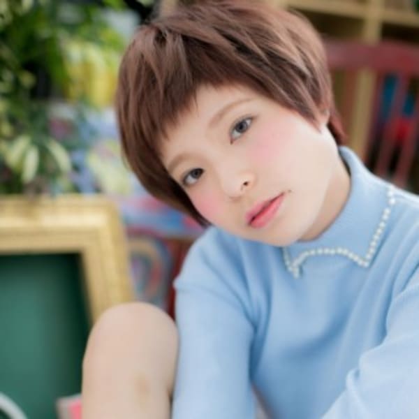 大人かわいい★ピンクガーリーショート