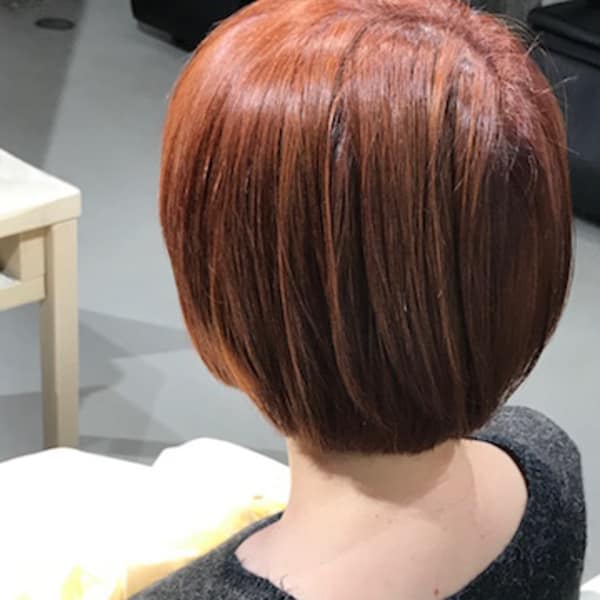 手で乾かしただけでも　ボブ！|Hair Create Office 125