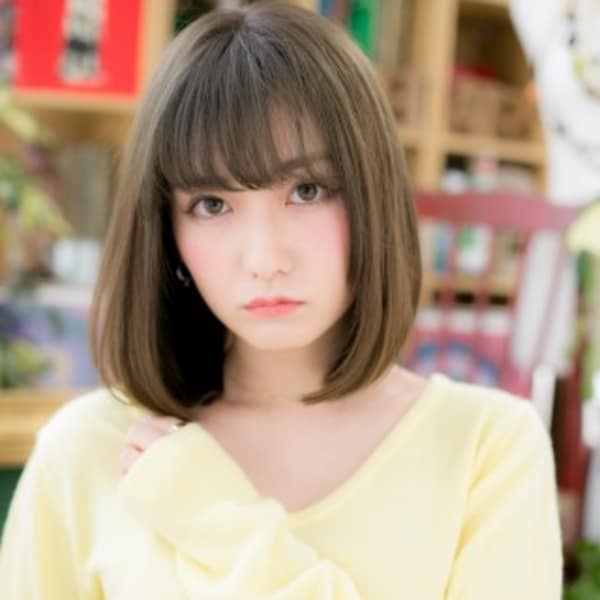 ツヤ感キラリ☆小顔ワンカールミディ