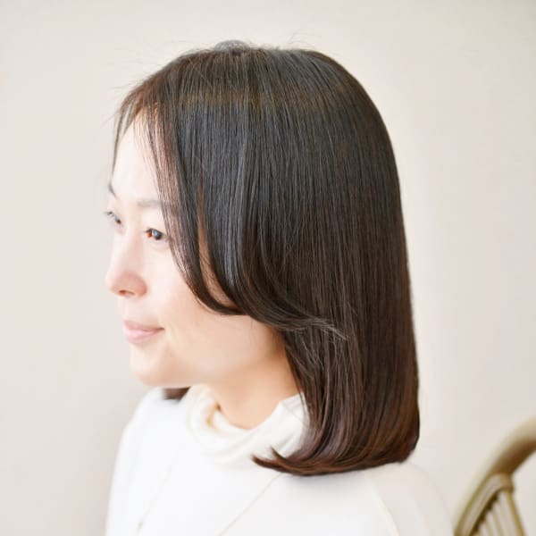 天然ヘナでケアされた女性らしいツヤ髪♪|hair make Lapis
