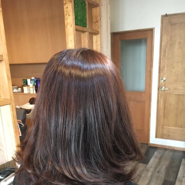 落ち着きのあるきれいめミディアムスタイル|Lelien