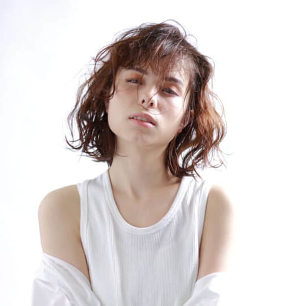 【3ページ目 オススメ順】パーマ/モード/ミディアムの髪型・ヘアスタイル 楽天ビューティ