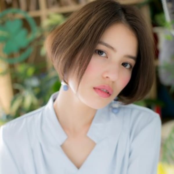 クールボブで…前下がり美シルエット