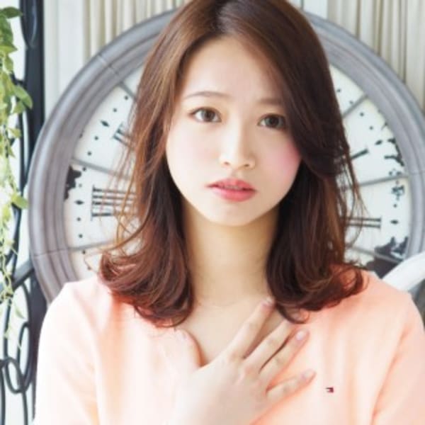 【ヘアジュレドゥ 花井】 Natural 可愛い女子セミディ