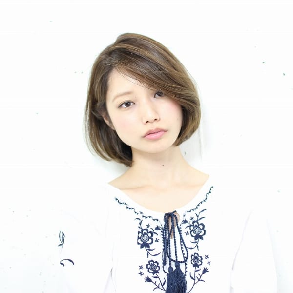 質感カット ボブスタイル