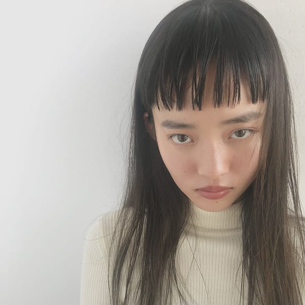 やわらかな質感のストレート