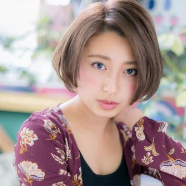 こなれ感…ひし形大人ボブ