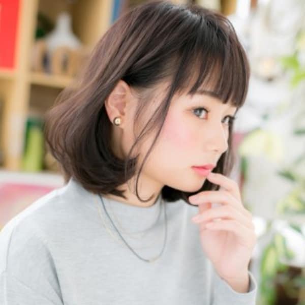 黒髪大人ボブでクラシカル気分◎