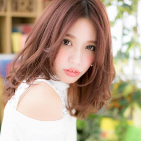 ラブグラマラス！センターパート外国人風カール