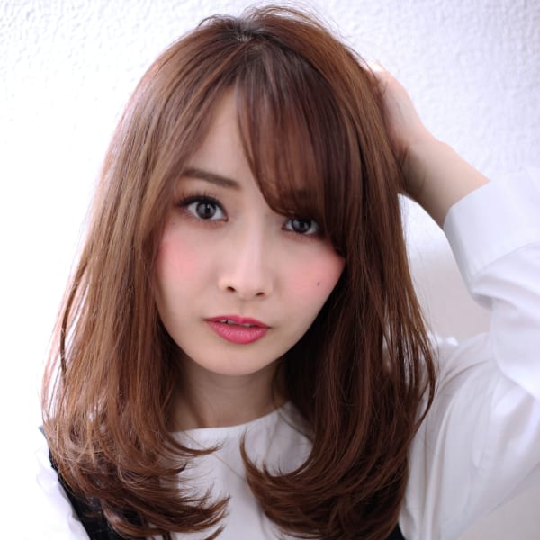 小顔ワンカールロング♪