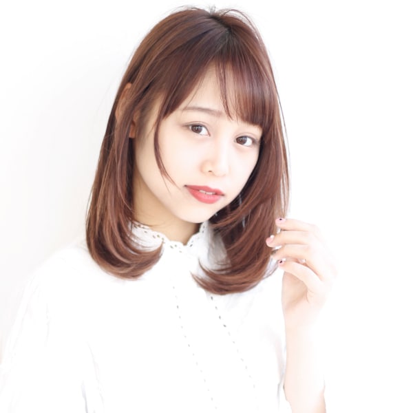 オススメ順 30代 ストレート レッド ピンク ミディアムの髪型 ヘアスタイル 楽天ビューティ オススメ順 30代 ストレート レッド ピンク ミディアムの髪型 ヘアスタイル 楽天ビューティ