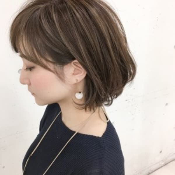 肩にかからないくらいのボブスタイル|ONLY ONE