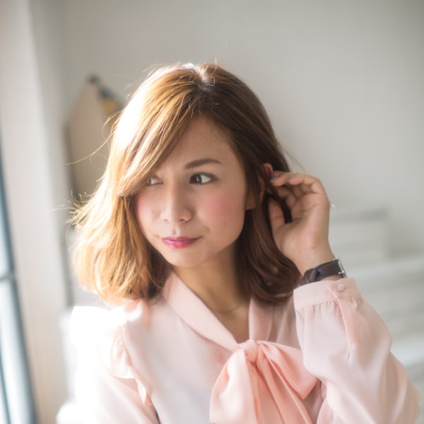 大人ボブ×コンサバスタイル