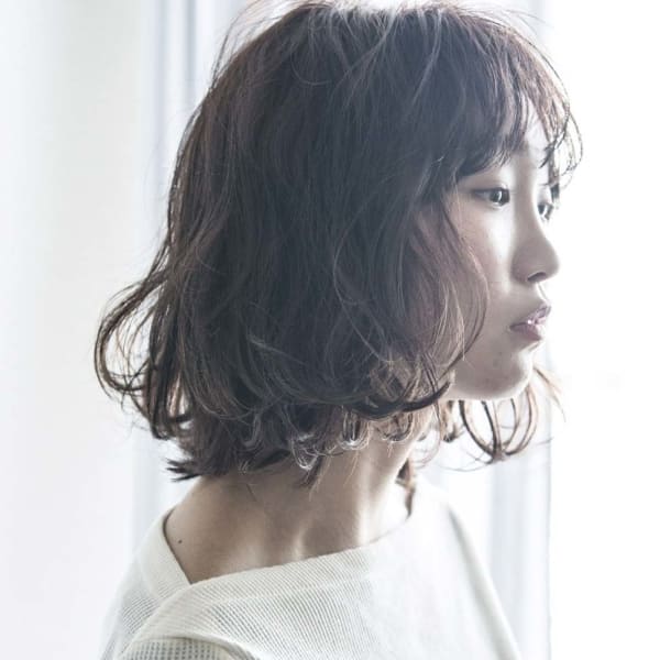 ゆるふわボブ☆柔らかいパーマ|THREE by KEEP 尾山台