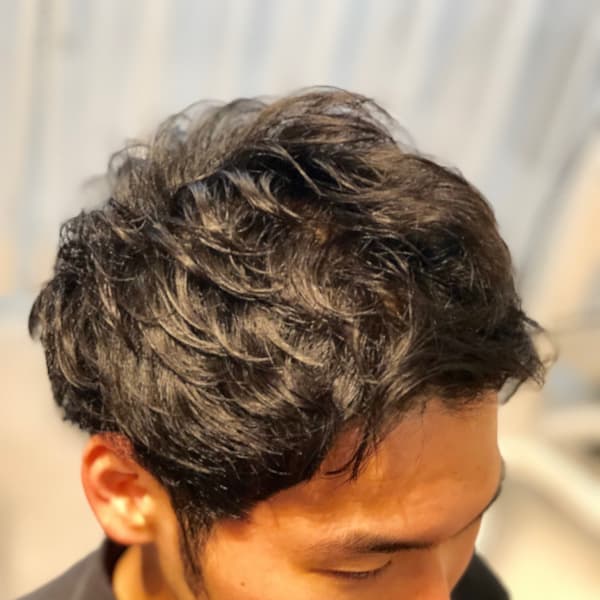 【クセ毛を活かす】パーマ風ショート|コハク(kohaku)