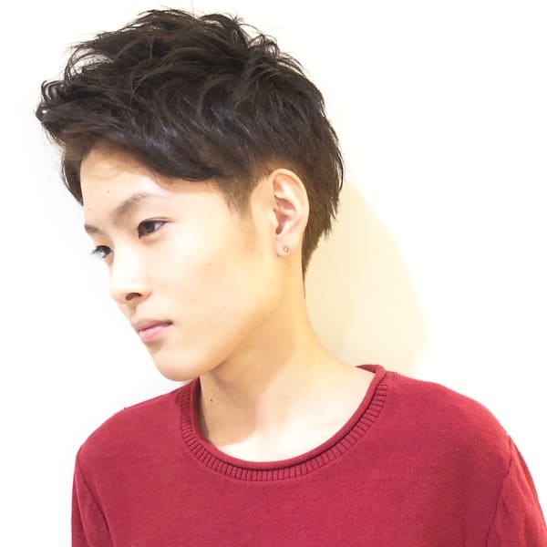 爽やか束感ショート|HAIR MAKE BRANCHE