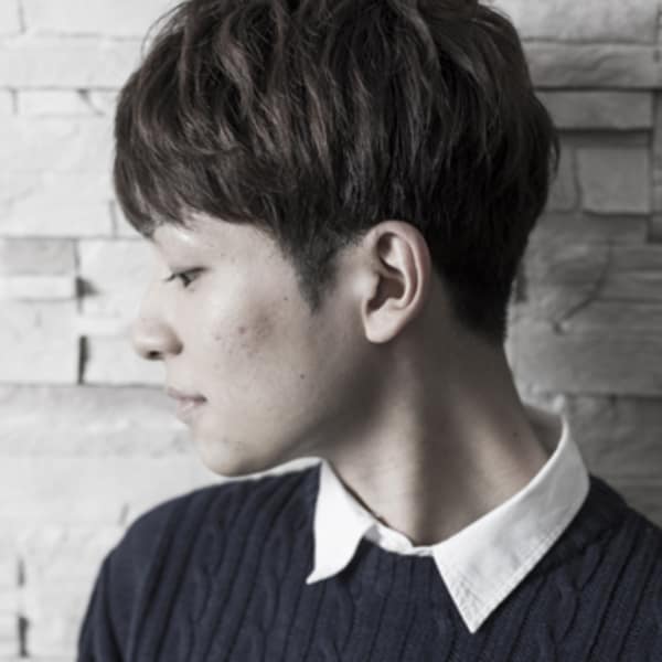 無造作ツーブロック