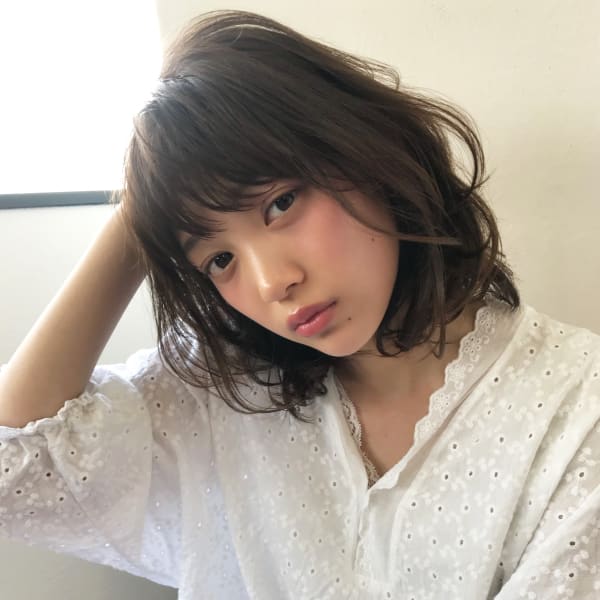 ラフ質感大人のフェミニンセミディ【k71】