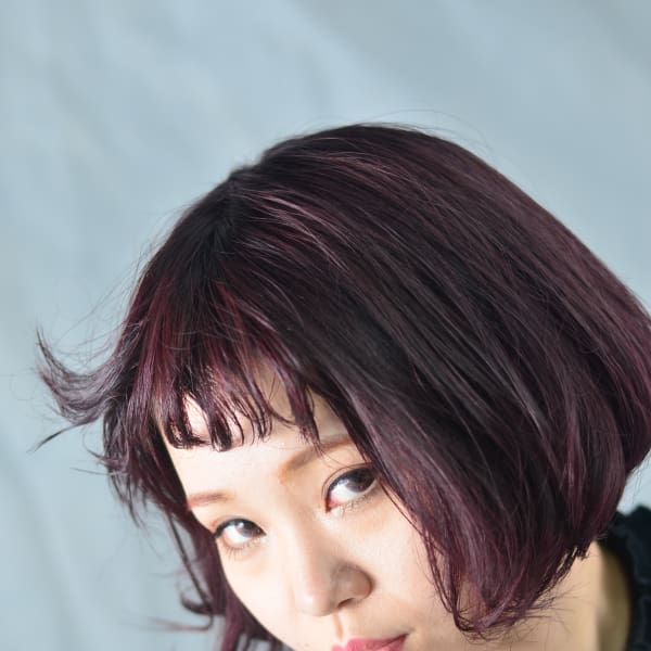 周りに差がつくパープルアッシュカラー(*^_^*)