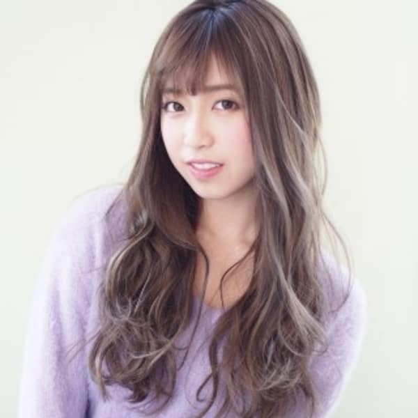 【SeeK】外国人風グレージュ×ロングMIX