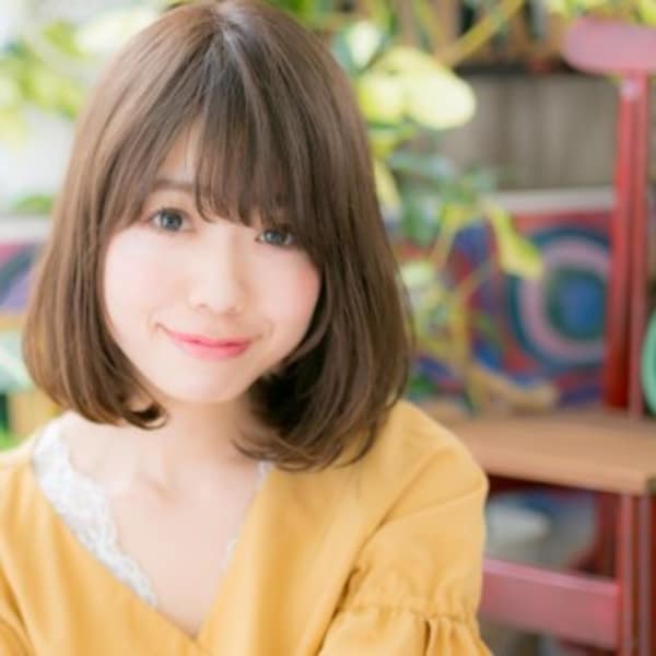 目力UP！斜めバングｘ小顔ワンカール