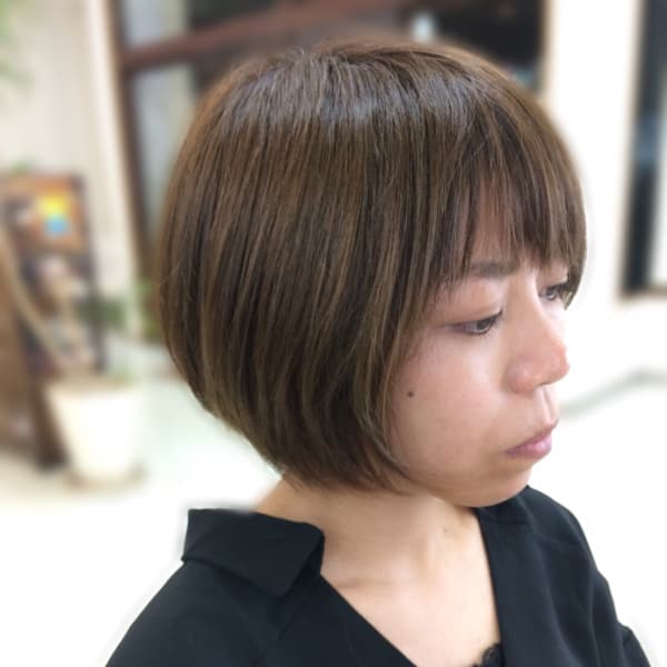 ショートヘア☆前下がりボブ