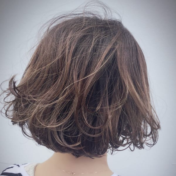 グレイカラーデザインボブ