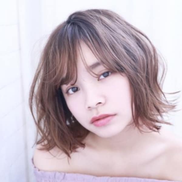 グレージュカラー☆大人ゆるふわエアリーボブ☆-5歳を叶えます