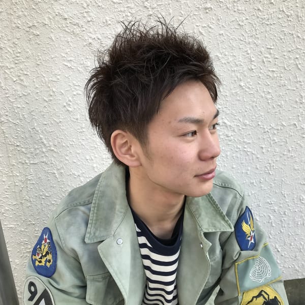 カーキアッシュショート