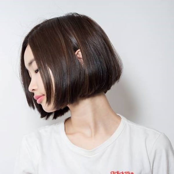 【THREEbyKEEP三橋】黒髪×前下がりボブ|THREE by KEEP 尾山台