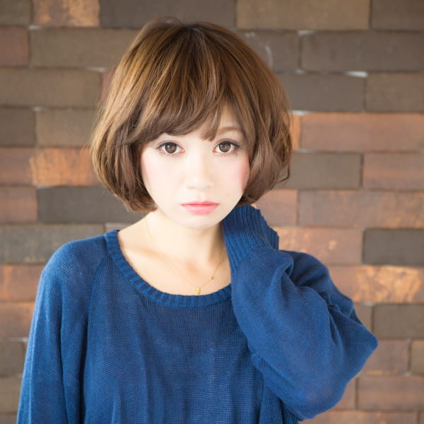 ふんわりボブスタイル