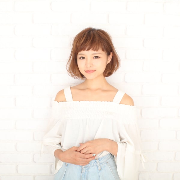 ハネても可愛いフレンチボブ×ショートバング|ciel