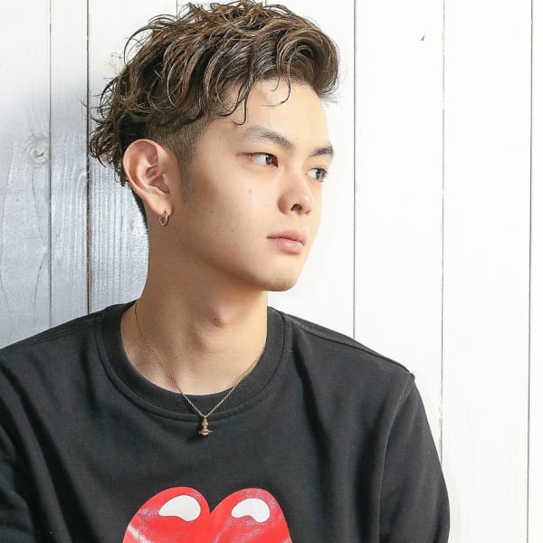 セミウエットワイルドツーブロック×クラウドマッシュビジカジ|Piece hair&esthe 吉祥寺