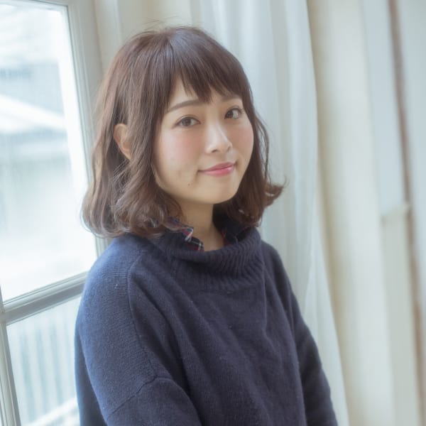 愛され無造作クシュっとボブ