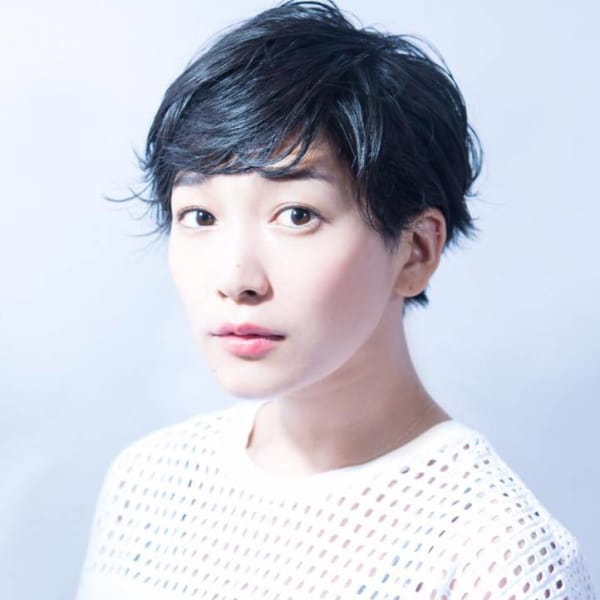 クセ毛風マッシュショートパーマ