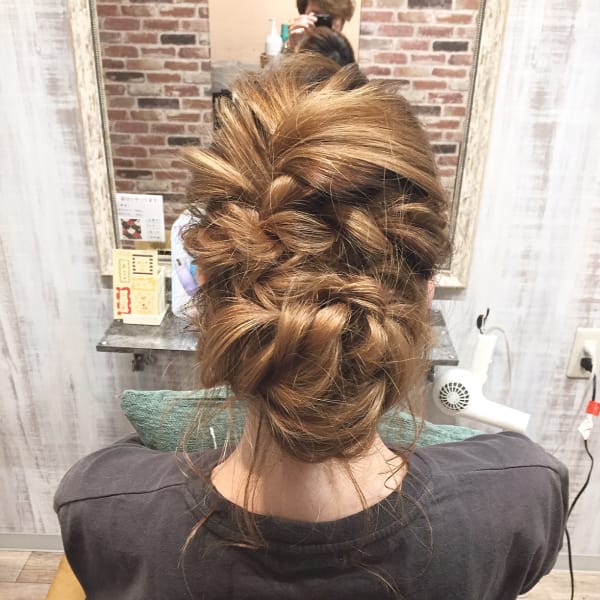 編み込みアレンジ|kaminöte